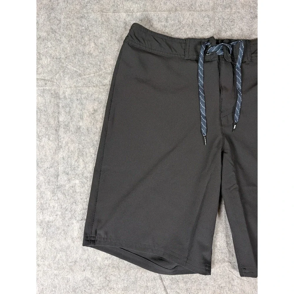 Quiksilver Mens Board Shorts Black Surf Swim Trunks Size Small 30